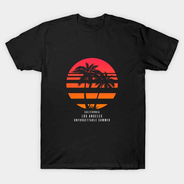 California Unforgettable Summer T-Shirt by ValentinoVergan